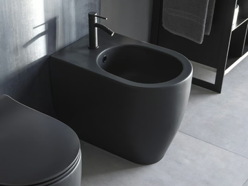 COLORS - Floor mounted ceramic bidet by Scarabeo Ceramiche - view 2